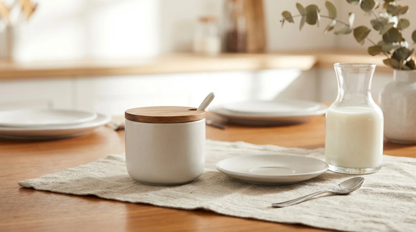 Azucarero de cocina con diseño moderno