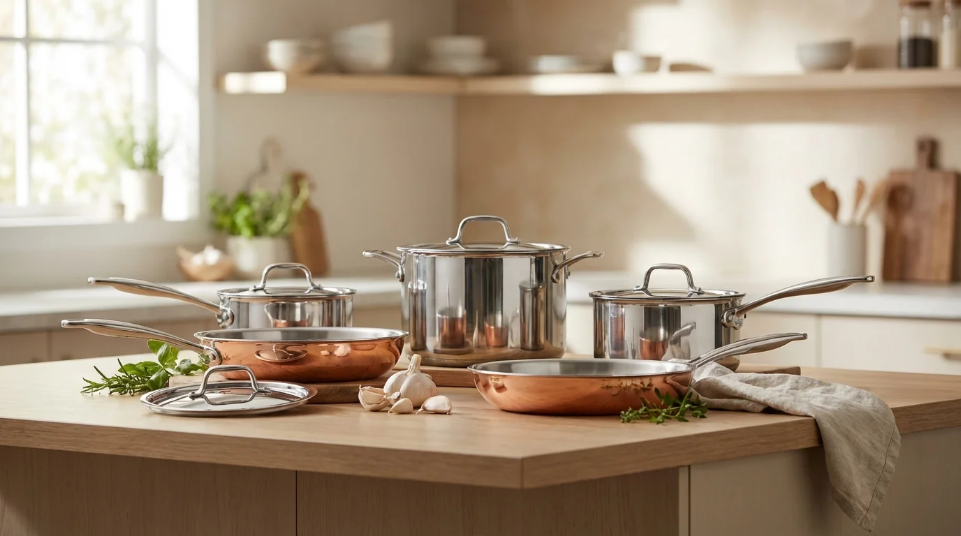 Batería de cocina para inducción: conjuntos recomendados