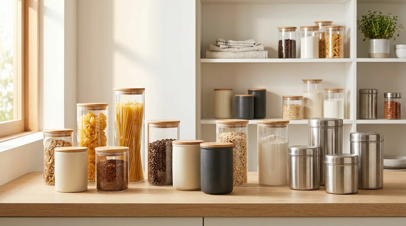 Botes herméticos de cocina: los mejores materiales