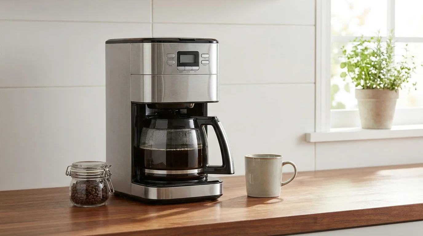 Cafetera de goteo programable para cada mañana
