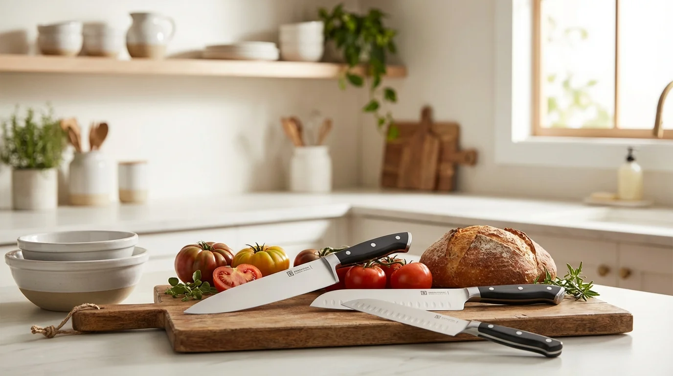 Cómo elegir cuchillos de cocina: tipos y usos