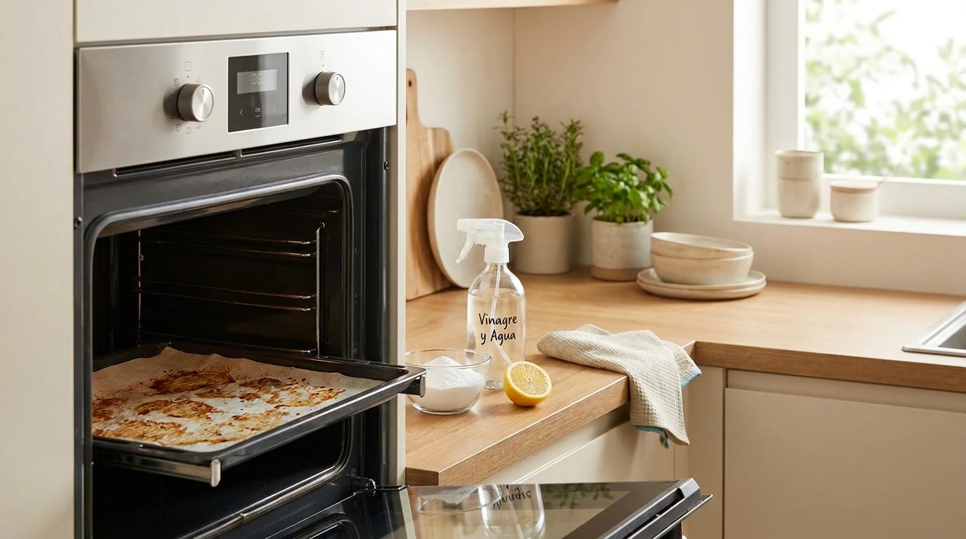 Cómo limpiar el horno sin productos químicos agresivos