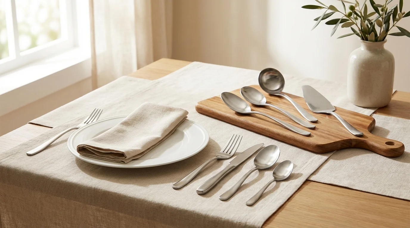 Juego de cubiertos de acero inoxidable: cuál comprar