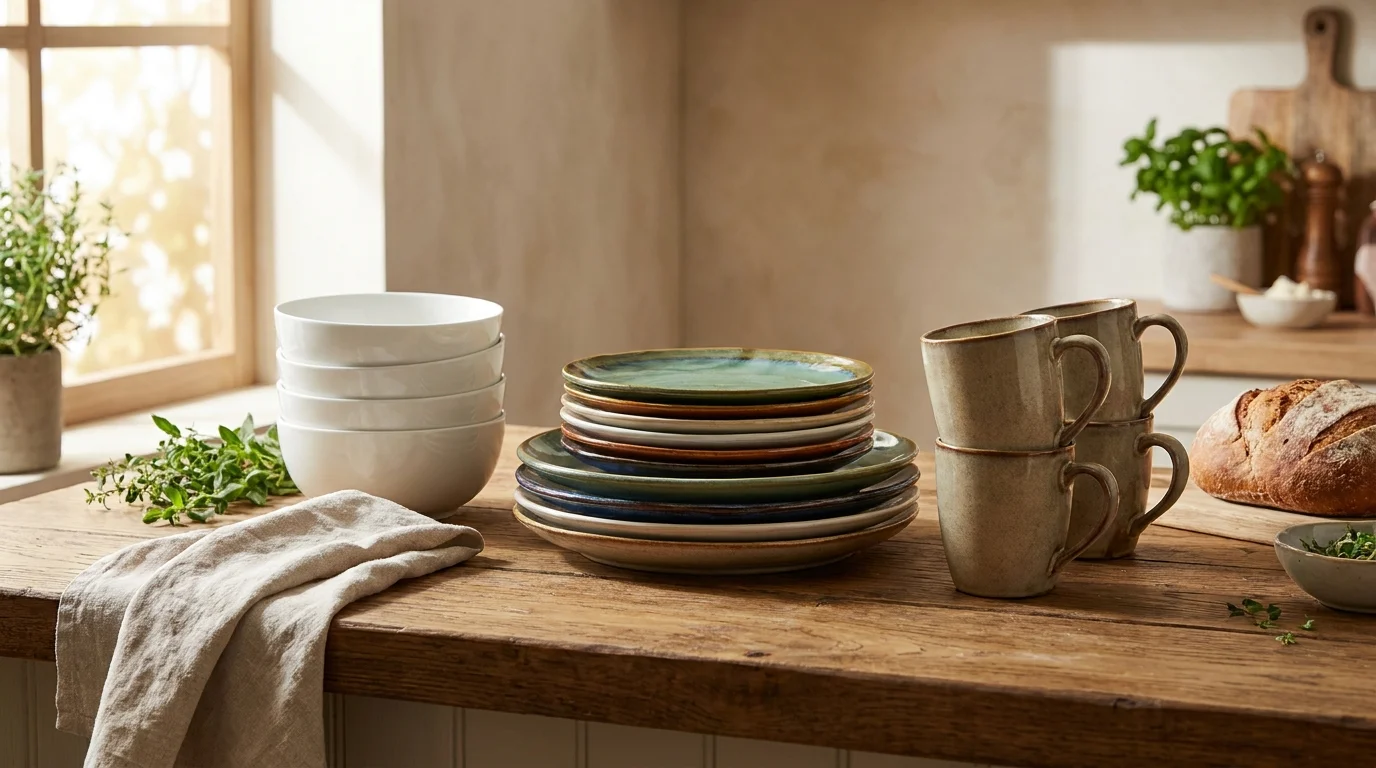 Diferencia entre porcelana, cerámica y gres en vajillas