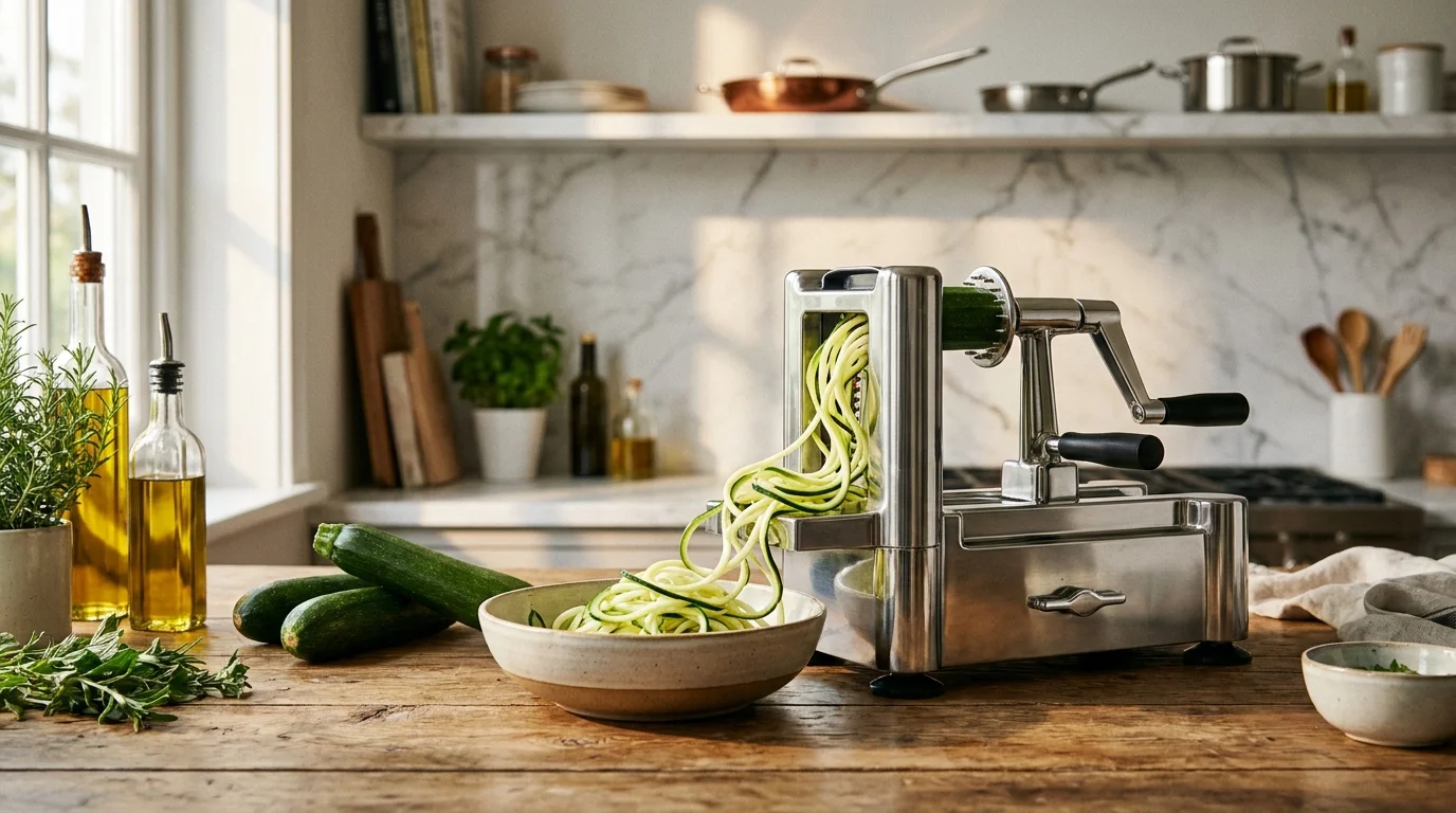 Espiralizador de verduras: noodles saludables de calabacín