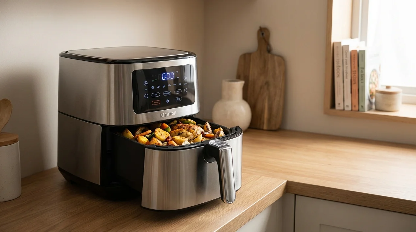 Freidora sin aceite grande: modelos familiares de 5 litros o más