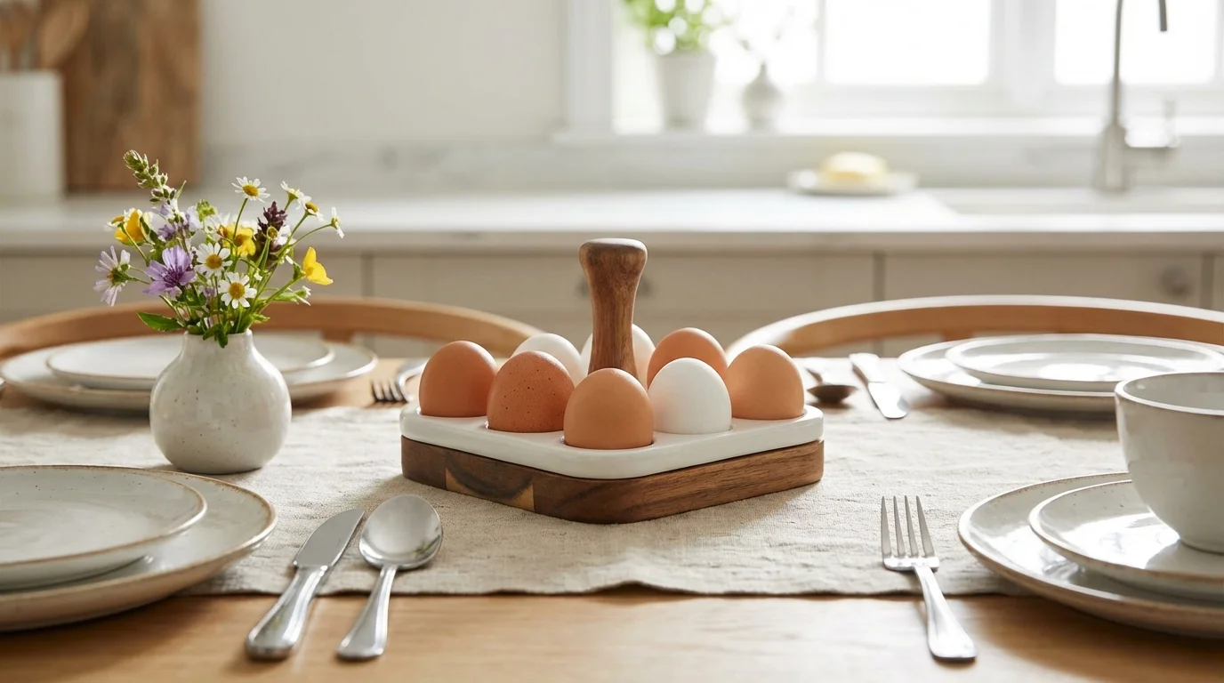 Huevera para cocina: almacenar huevos con estilo