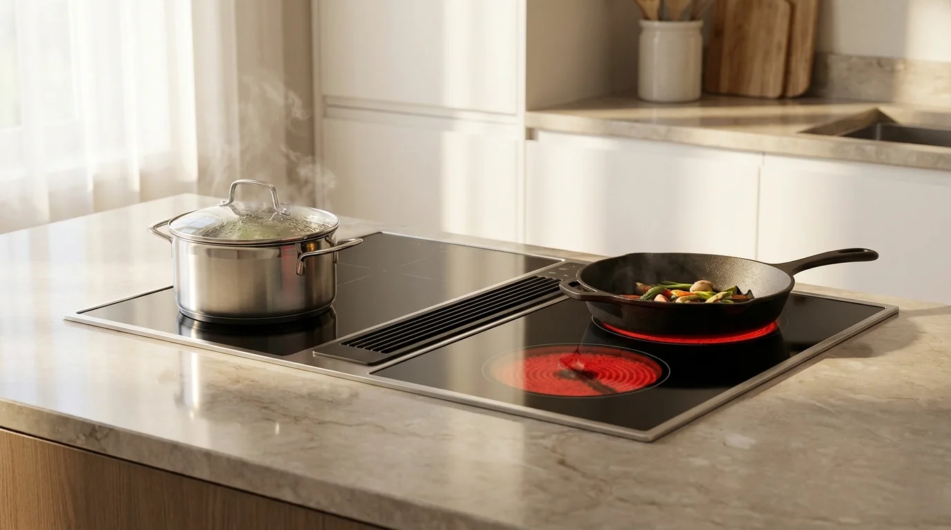 Inducción vs vitrocerámica: diferencias y cuál elegir