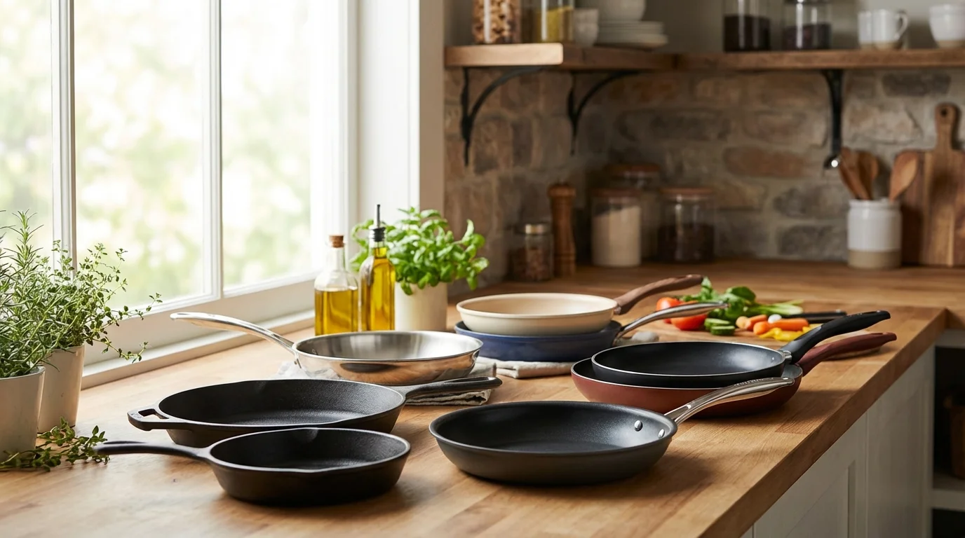 Materiales de sartenes: ¿cuál es el mejor para cocinar?