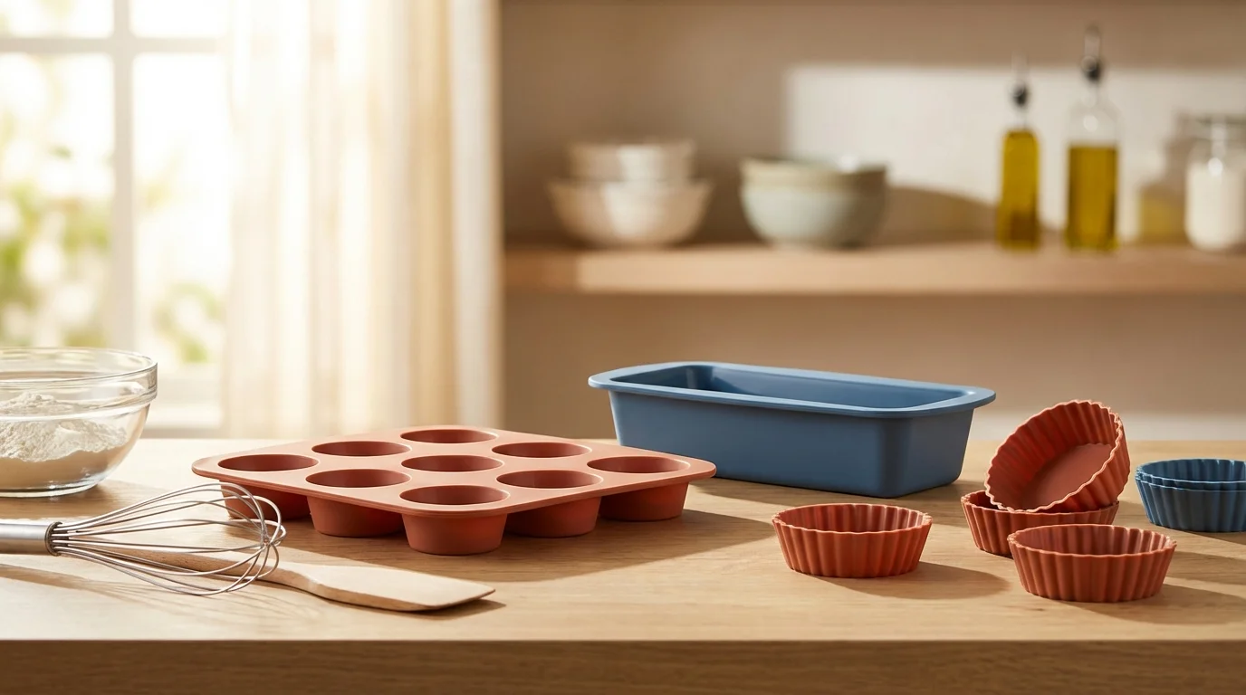 Moldes de silicona: ¿son seguros para cocinar?