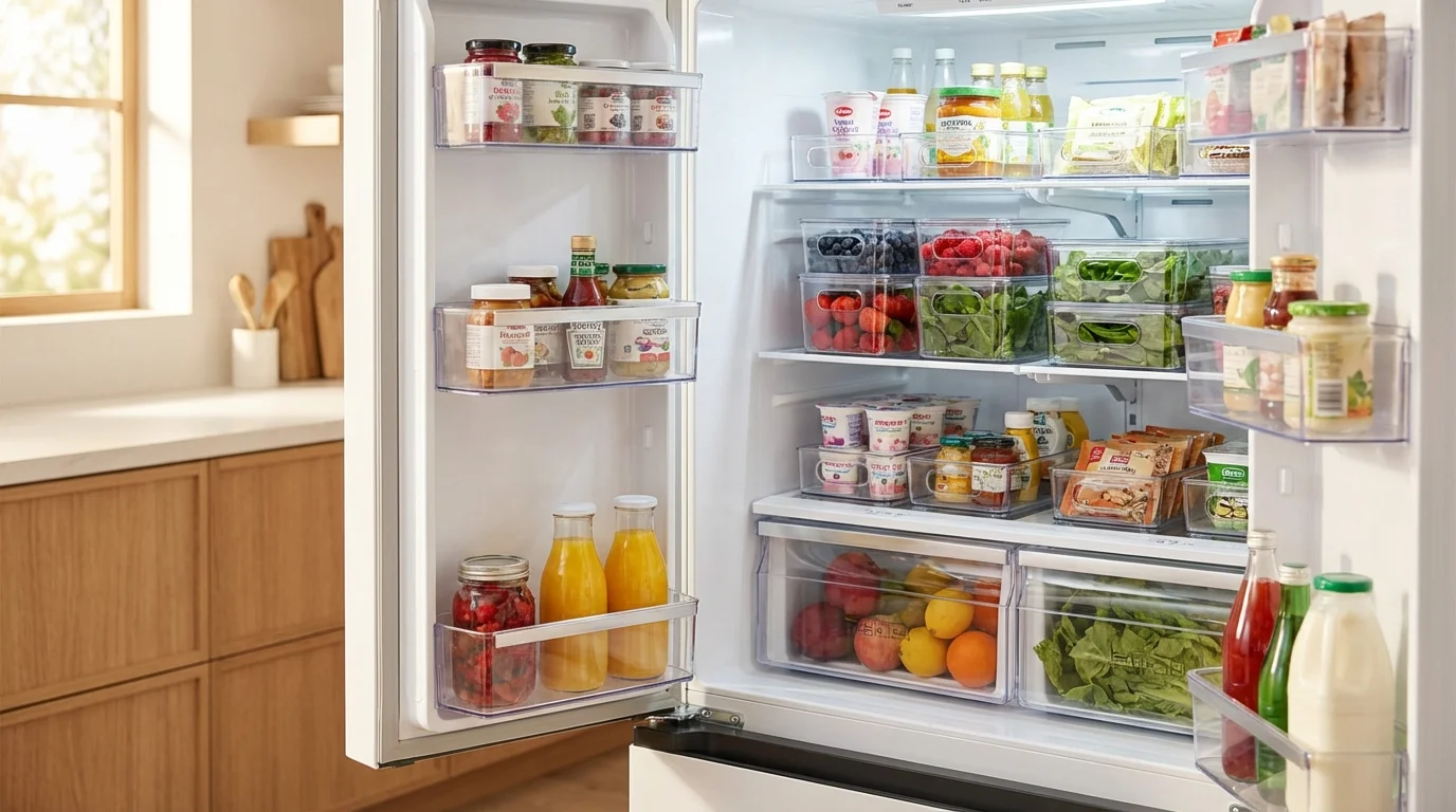 Organizador de nevera: cajones y bandejas para el frigorífico