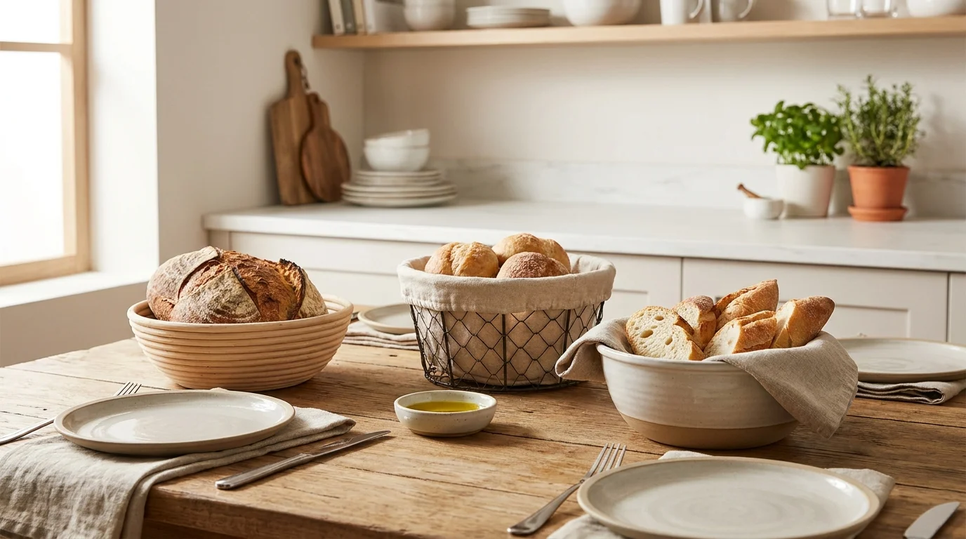Panera para mesa y cocina: diseños prácticos