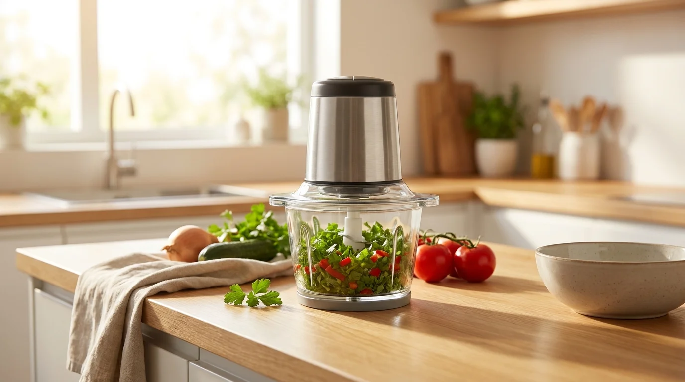 Trituradora eléctrica de verduras: pica y tritura en segundos