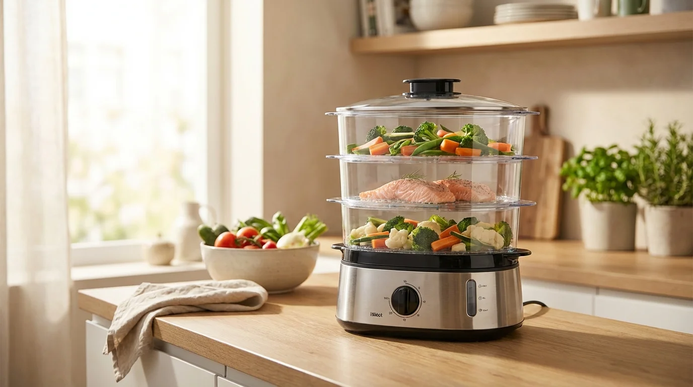 Vaporera eléctrica: cocina sana sin esfuerzo